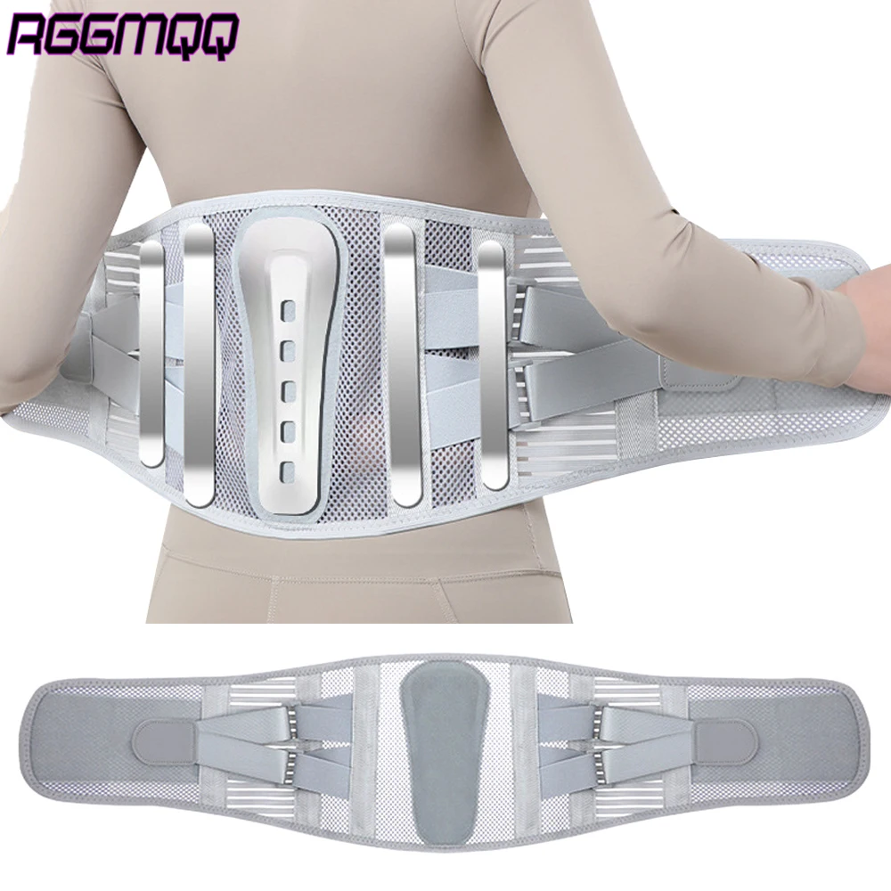 1 Stück Rückenbandage für Schmerzen im unteren Rücken, Lordosenstütze, Bandscheibenvorfall, Sciatica, Arthritis – verstellbares, atmungsaktives Design für Männer und Frauen