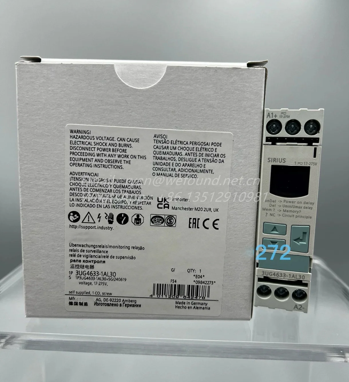 3UG4633-1AL30 for SIEMENS Digital monitoring relay