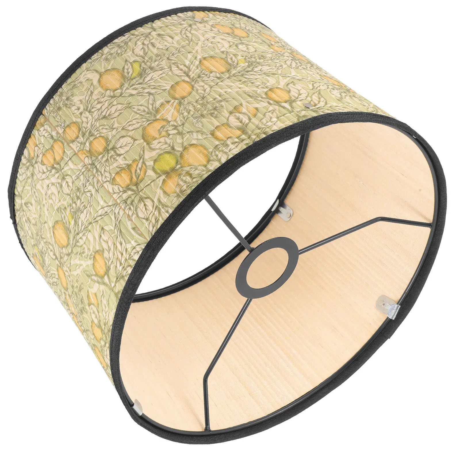 

Bamboo Lamp Shades Woven Cover Hanging Lampshade Ceiling Light Shade Decorative Replacement Warm Retro Style Bedroom
