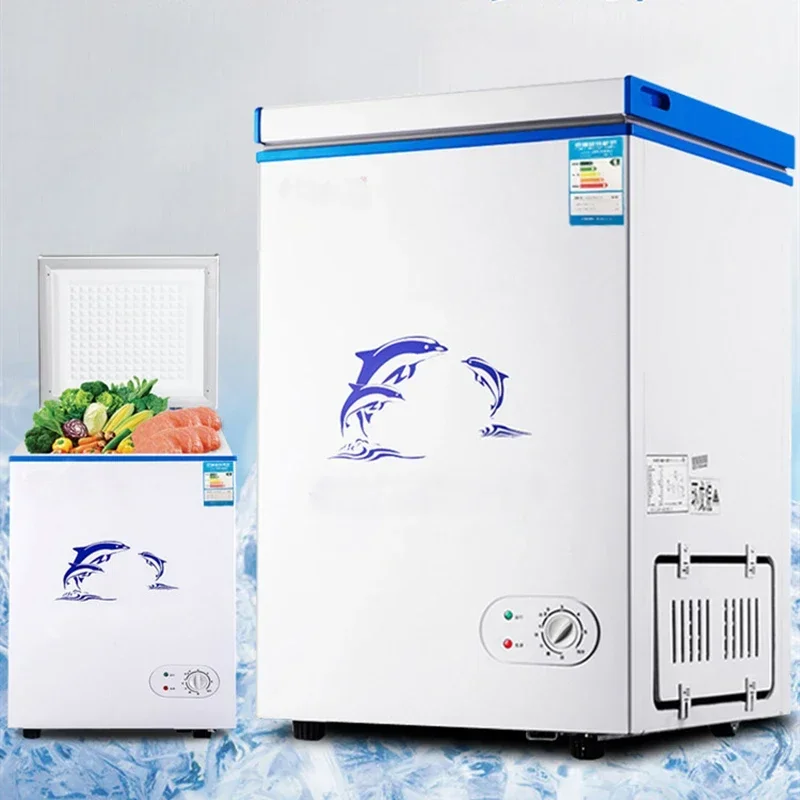 43l freezer geladeira mini geladeira vertical comercial uso doméstico misturado armário congelador recipiente 220v/50hz