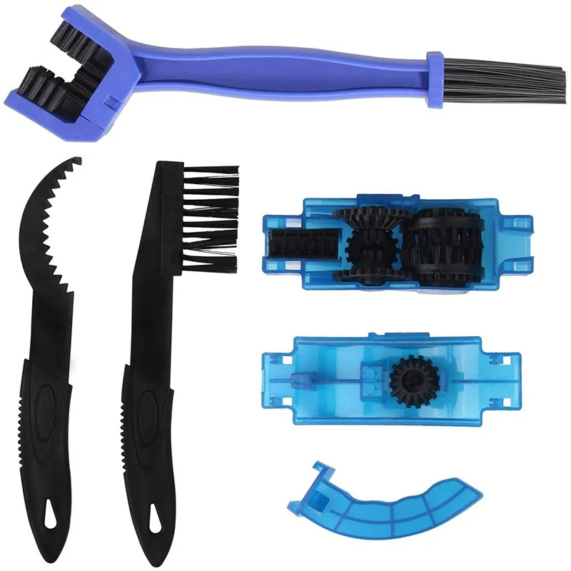 Juego de herramientas limpiadoras de cepillo de cadena de bicicleta, Kit de aceite de protección para bicicleta, accesorios de mantenimiento de Ciclismo de Carretera de montaña