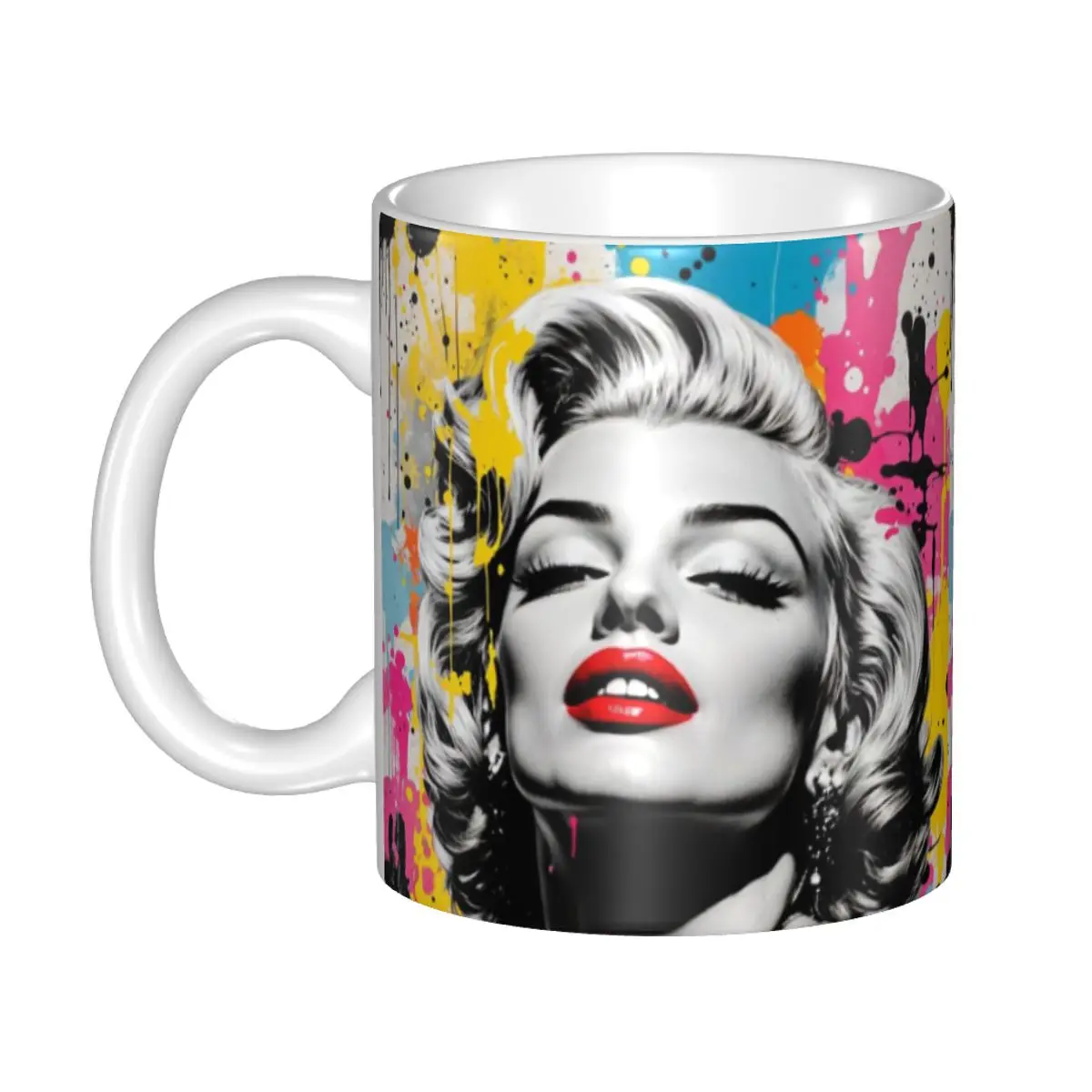 Marylin Monroe Ceramic Magic Cups 350ml Milk Tea Coffee Mugs Best Birthday Gifts for Children Friends