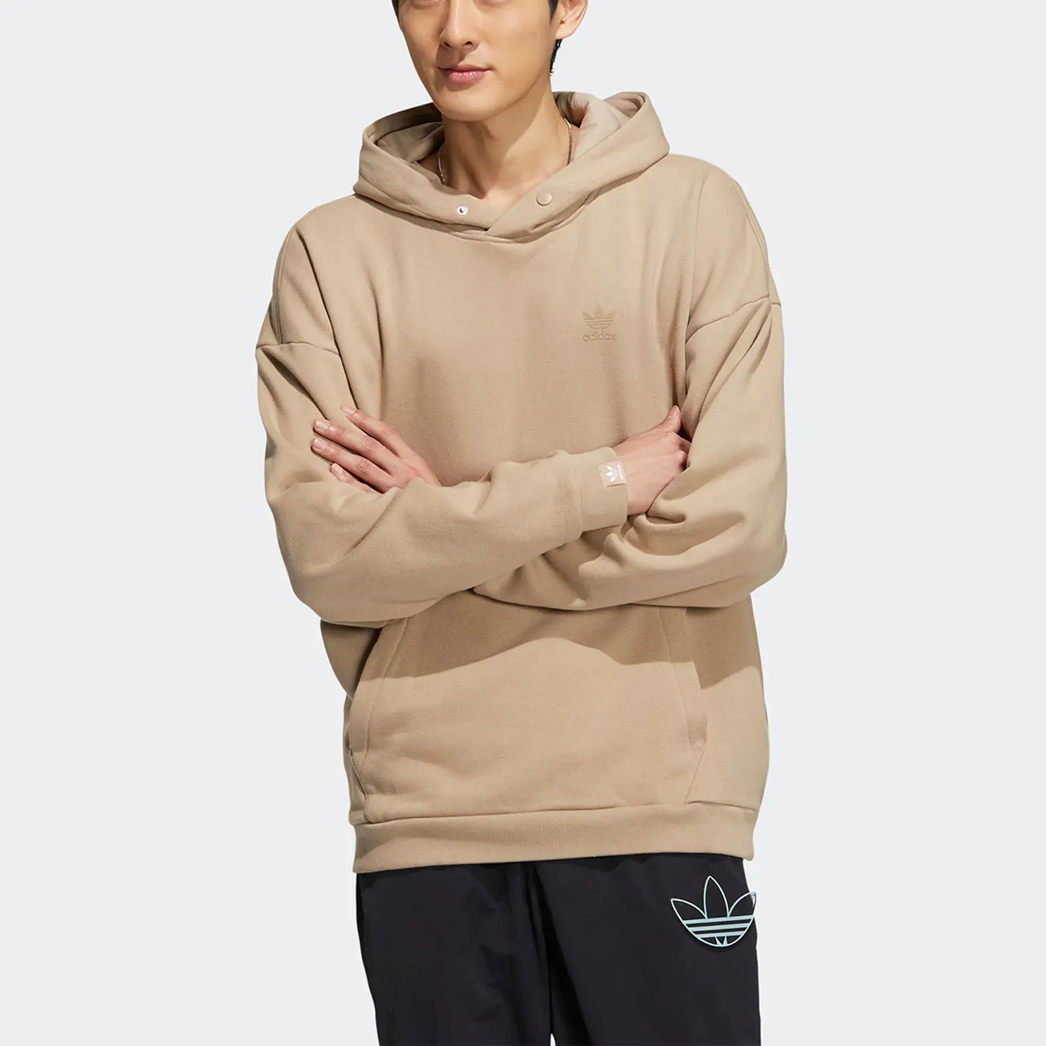 

Adidas Authentic Trefoil Men's Sports Leisure Hooded Sweatshirt IC8145