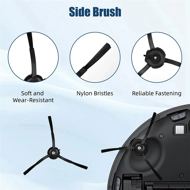 ABMI-Staubsauger Zubehör Hauptseitenbürste Hepa-Filter Staubsauger Ersatzteile,