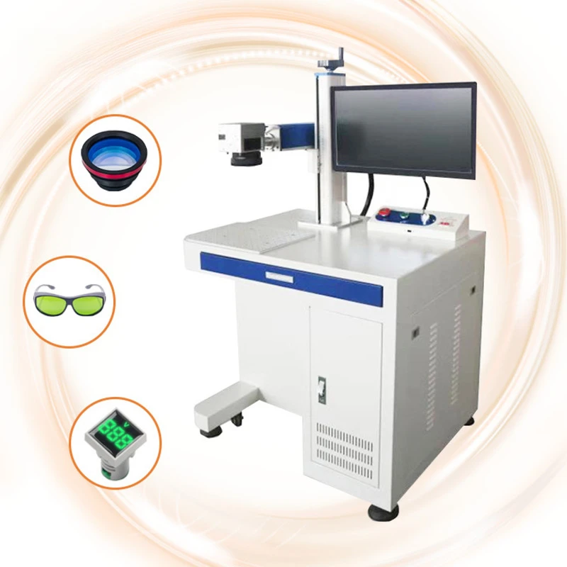 20/30/50/60/80/100W Max Raycus Jpt Smart Machine Desktop Laser Marker On Stainless Steel Aluminum