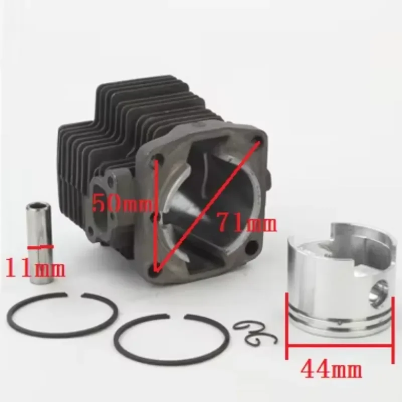 44MM TH48 CYLINDER KIT PISTON GROUP WITH RING ASSEMBLY FOR KAWASAKI KBL48 KBH48 KAAZ TRIMMER BRUSH CUTTER ZYLINDER HEAD