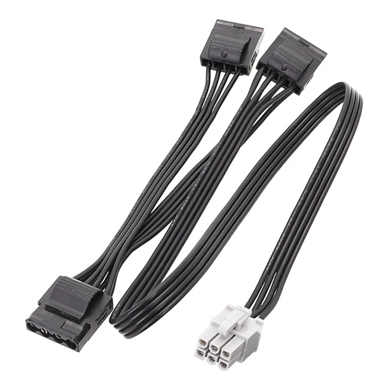Fonte alimentação modular da série 6Pin da linha placa gráfica para Molex 4PIN D Tipo para LEADEX G650