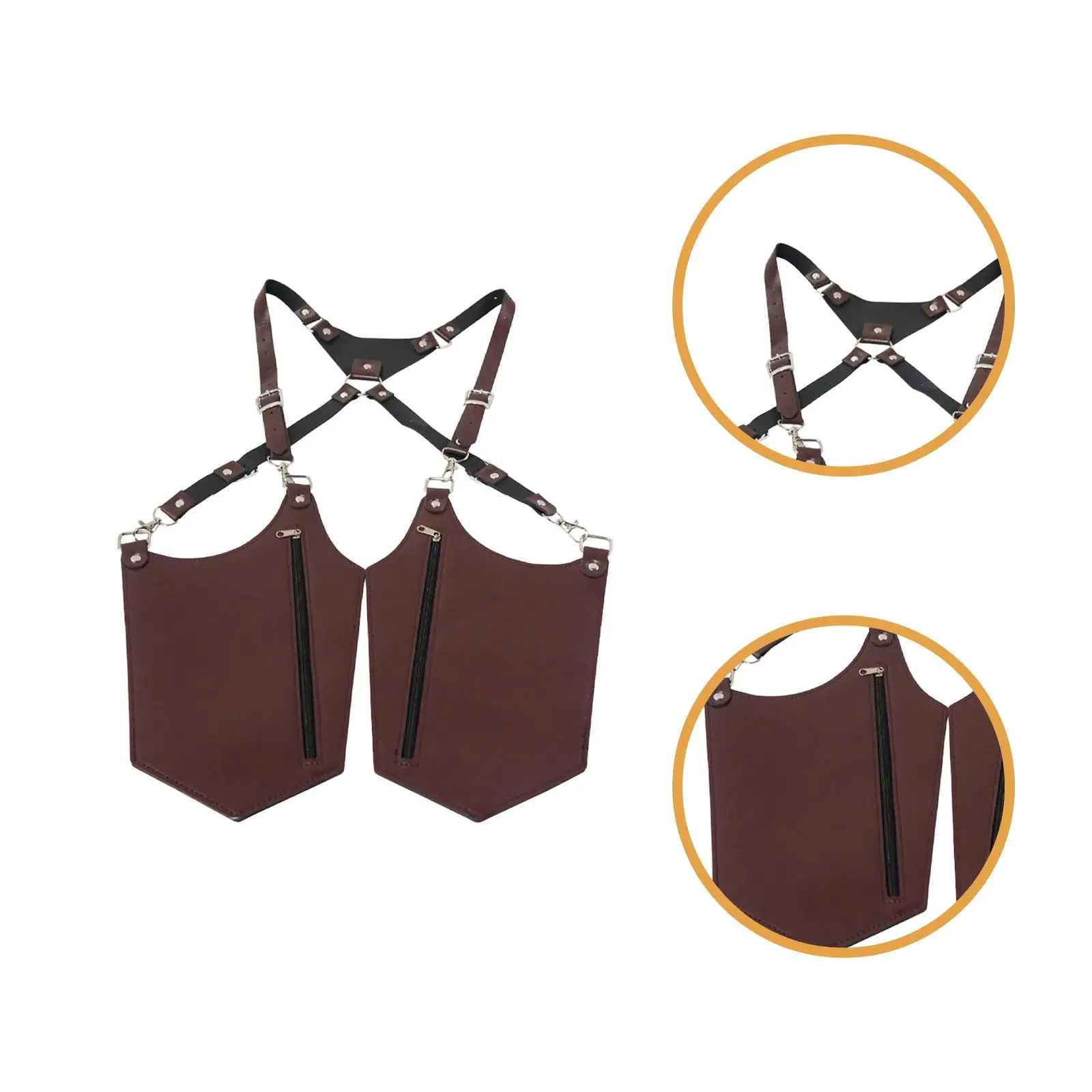 Bolso de hombro oculto para las axilas, paquete oculto, bolsa utilitaria de bolsillo para fiestas de disfraces