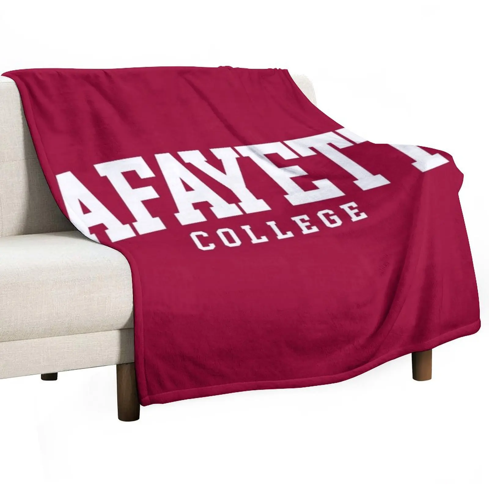 

lafayette - college font curved Throw Blanket Single Soft Big Flannels Sofa Throw Blankets