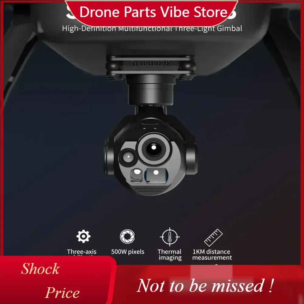 

DP Skydroid C13 High-Definition Multifunctional Three-Light Gimbal 30x Zoom ALTarget Locking Three-Axis Stabilization Camera