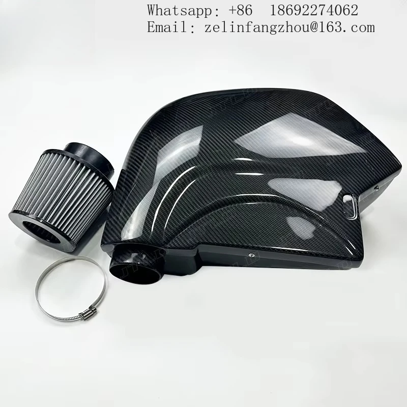 JTLD Performance Dry Carbon Fiber Intake Escape Kits Cold Air Intake System Exhaust Intake For BMW 535 N55 3.0T