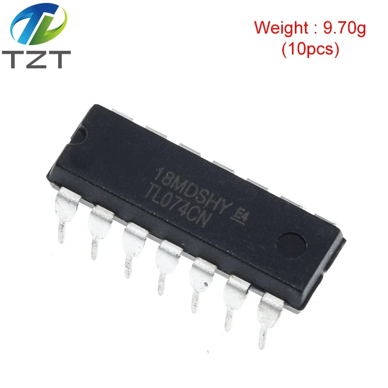 DIYTZT 10PCS TL074CN  TL074 074CN