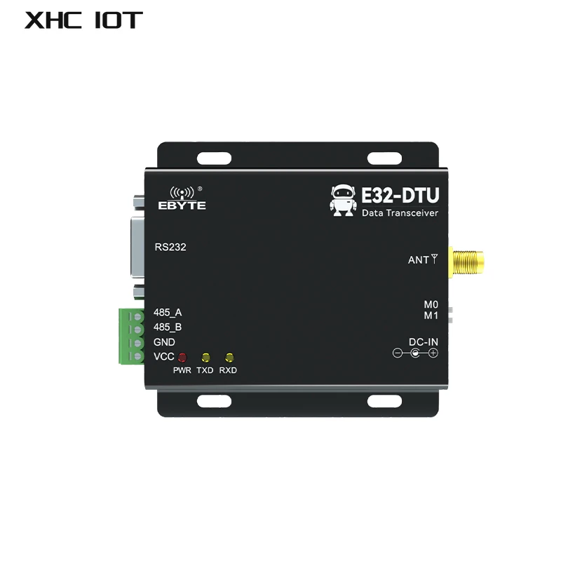 LoRa SX1278 433MHz Wireless Data Transceiver Receiver Long Range 20km 5W 37dBm XHCIOT E32-DTU(433L37)-V8 RS232 RS485 Modem