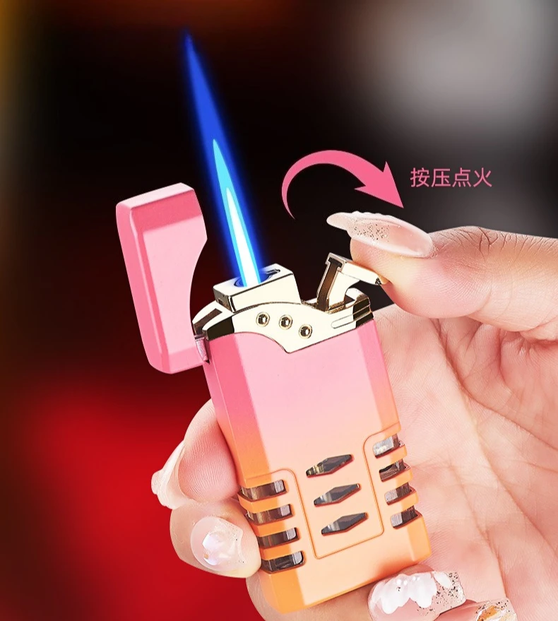 جديد يندبروف نفخ لهب أزرق شحن مباشر سبيكة عالية الجمال أخف هدية لصديقها اكسسوارات السجائر #1