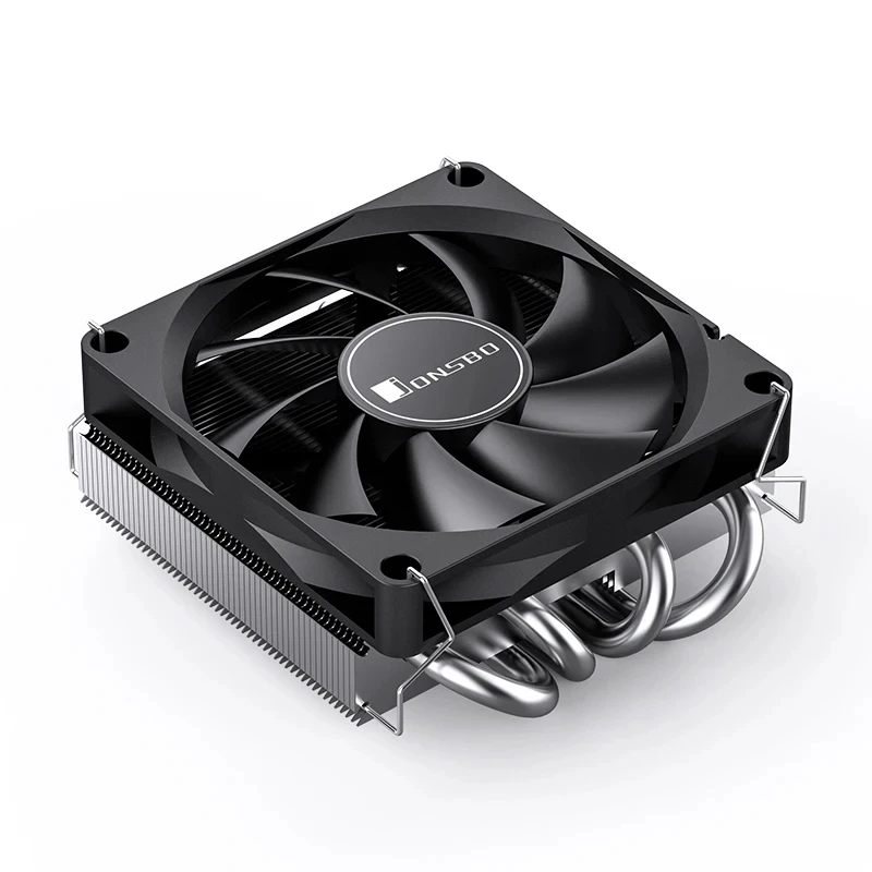 JONSBO 400S CPU Radiator Aluminum Alloy 9CM Fan Press Down 4 Pipes Thin Heat Sink