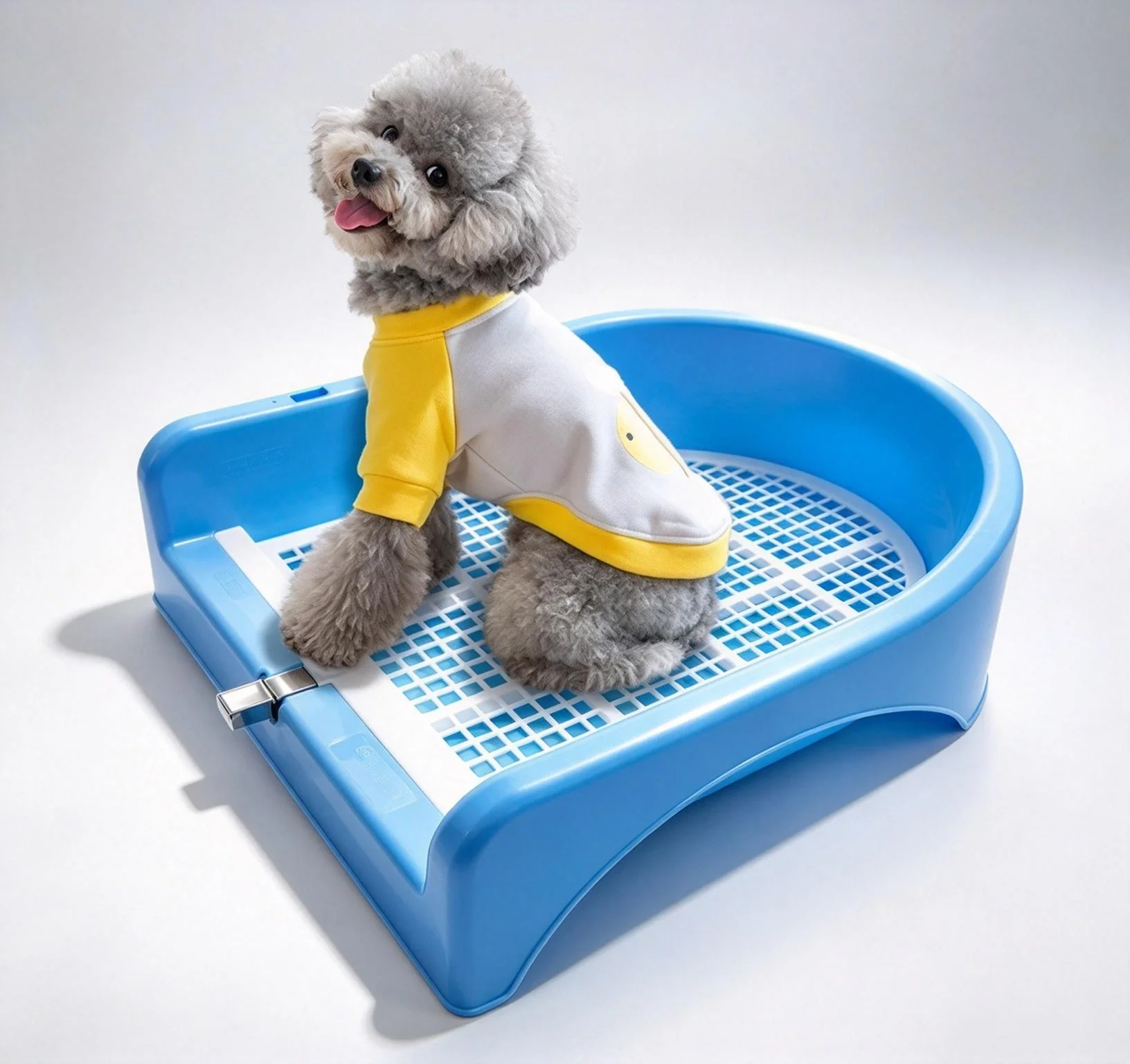 Automatic Flush Pet Toilet Wall Mount Dog Cat Urinal Straight Drainage Cleaning Bench Pet Toilet Bowl In Stock