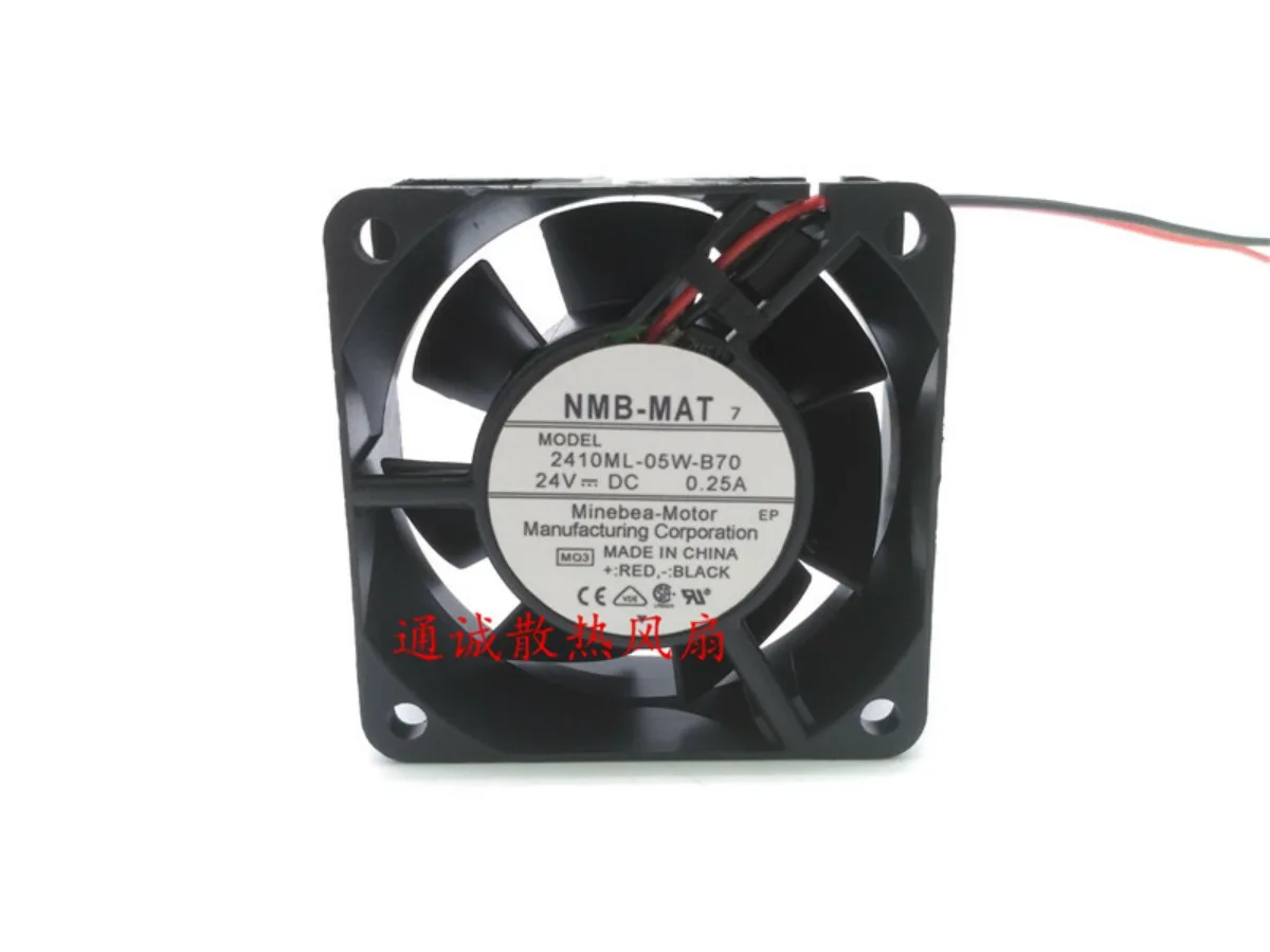 

For NMB-mat7 2410ML-05W-B70 24V 0.25A 6 cm inverter cooling fan