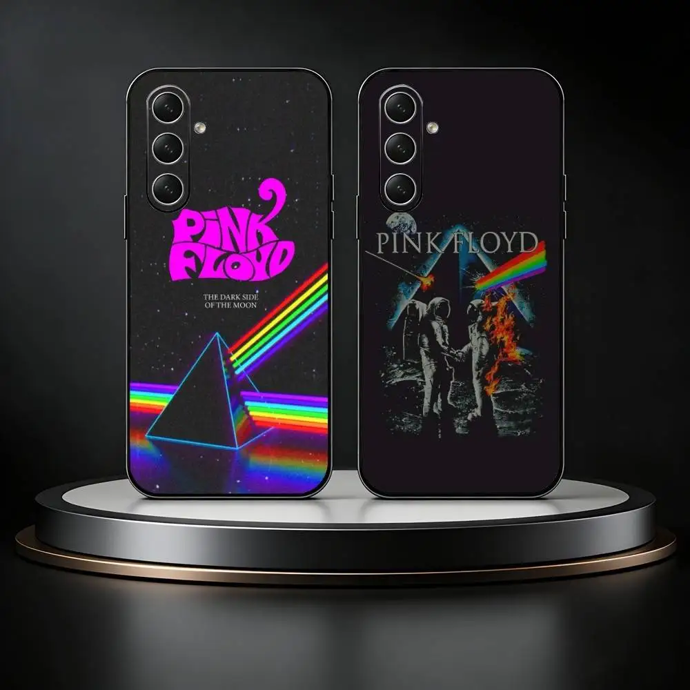 

Rock band P-Pink F-Floyd Phone Case For Samsung Galaxy A73,A21s,A22,A31,A52,A53,A71,A41Soft Black Shell