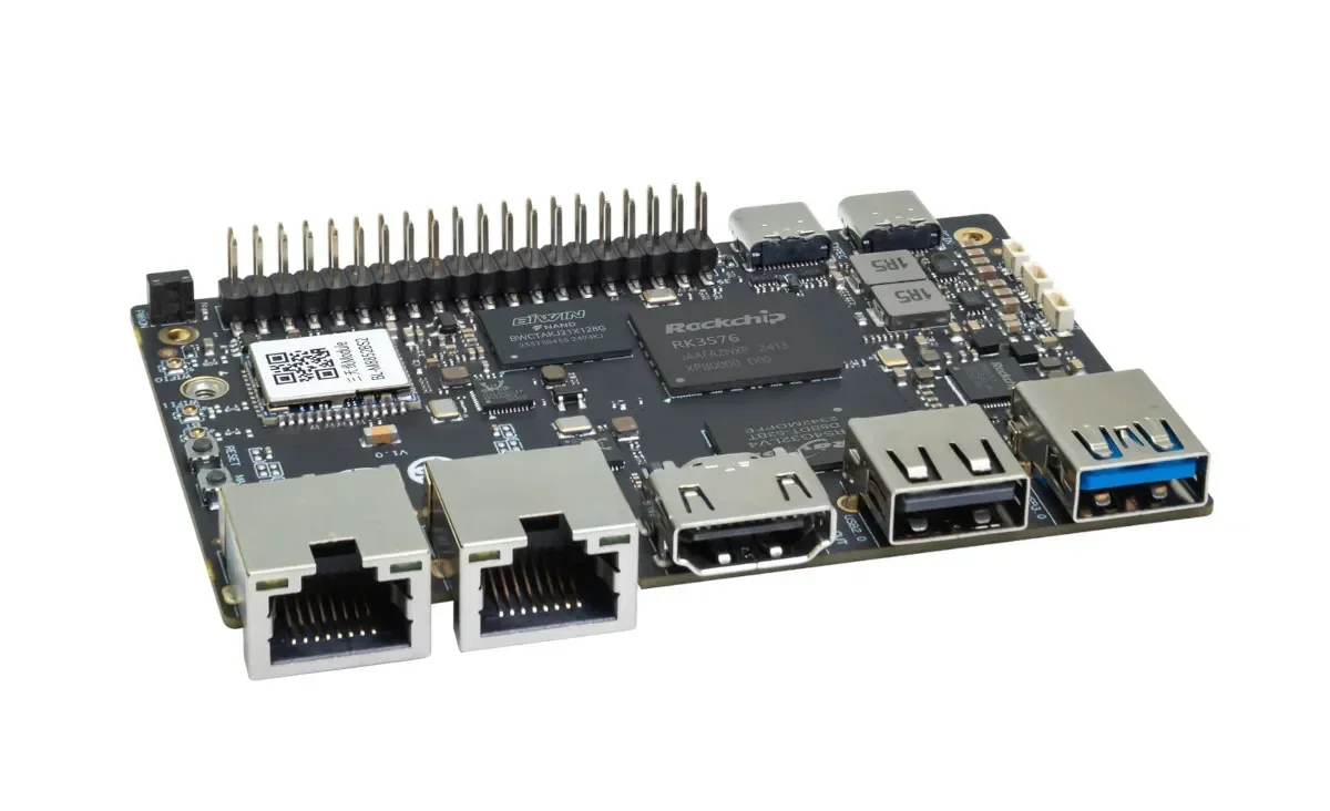 Banana Pi BPI-M5 Pro RK3576 EDGE กล่องคอมพิวเตอร์สำหรับ NAS GATEWAY Rockchip บอร์ดพัฒนา RK3576