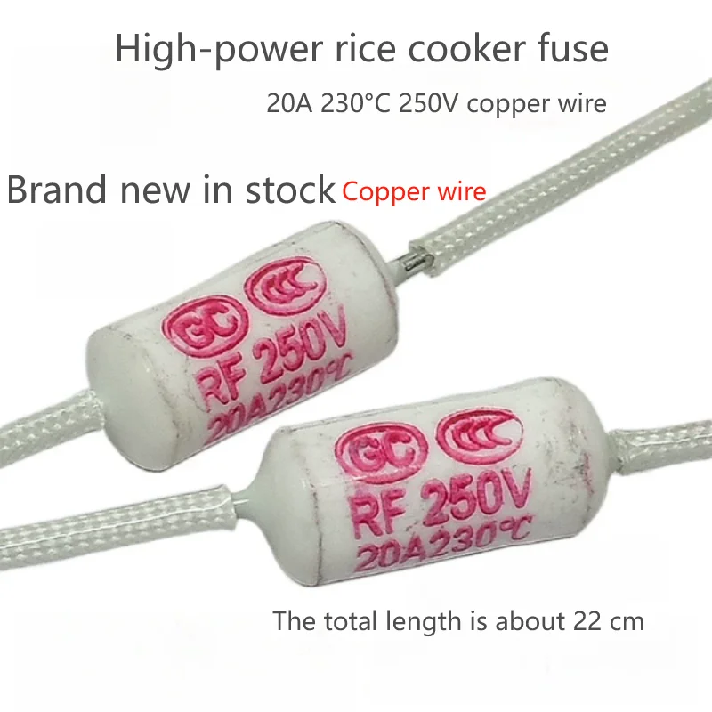 1PCS Rice Cooker Diode Thermistor RF250V 20A 230 Degree Fuse Rice Cooker Rice Cooker Fuse