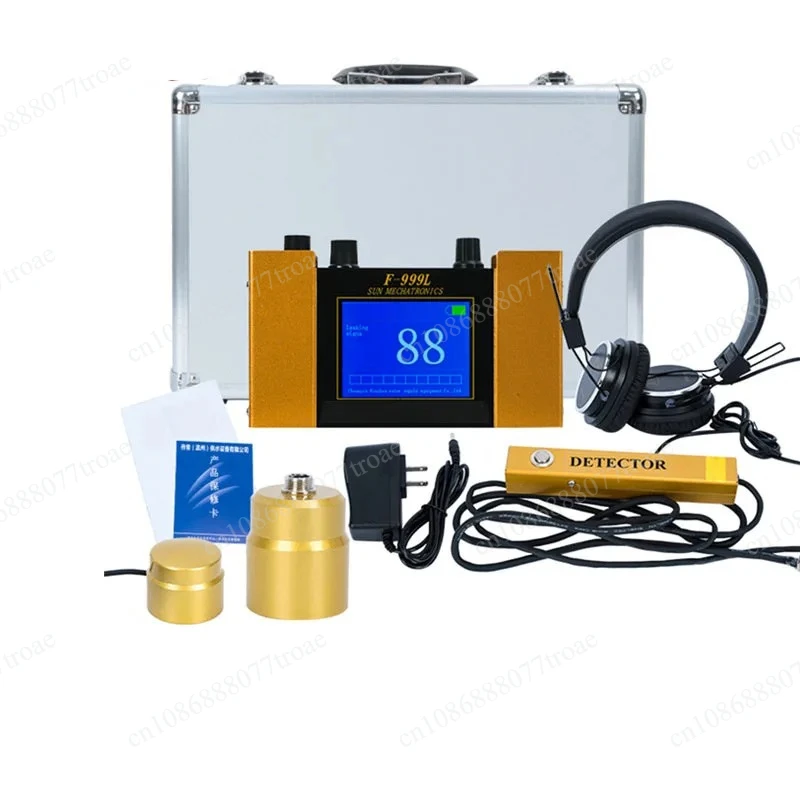 F999L High Precision Electronic Leakage Detector Water Pipe Scope Water Leak industrial Underground Pipeline Leakage Detector