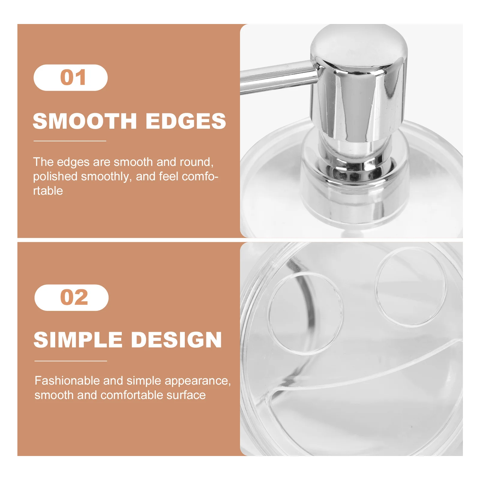 

1Set Bathroom 4-Piece Set Plastic Toothbrush Cup Hand Bottle Cotton Swab Storage Case Household Bathroom Supply