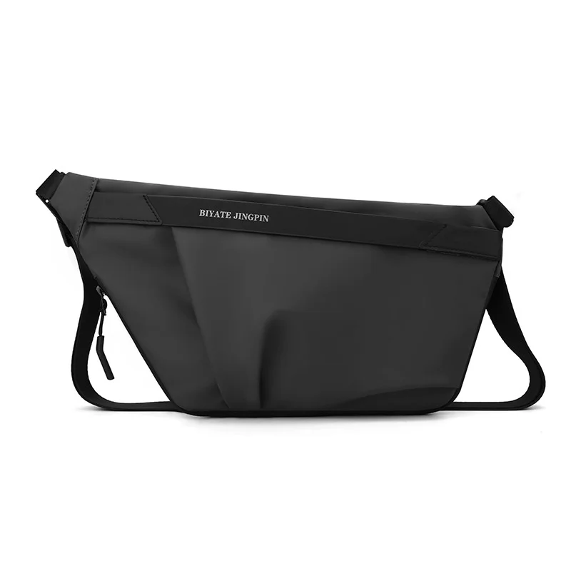 Bolso de pecho informal para hombre, riñonera impermeable para deportes al aire libre, bolso de hombro pequeño a la moda, bolso cruzado ligero para teléfono