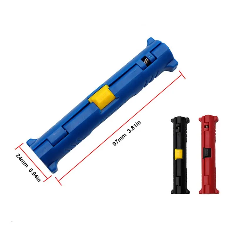 Electric Wire Stripper Universal Wire Cable Cutter Portable 2in1 Rotary Coaxial Multifunctional Automatic Stripper Network Tool