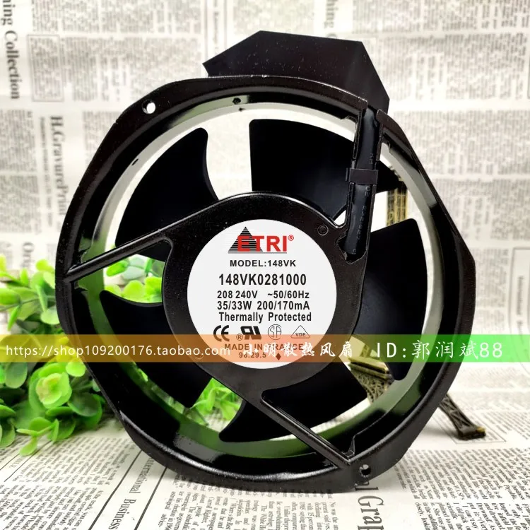 

НОВЫЙ ОРИГИНАЛЬНЫЙ 148VK0281000 208-240 В 17238 172*38 мм ОХЛАЖДАЮЩИЙ ВЕНТИЛЯТОР