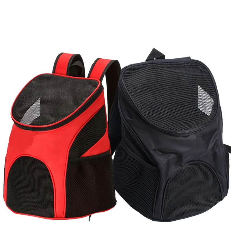 Cat Carrying Bag Foldable Double Shoulder Portable Pet Products Travel Outdoor Breathable Backpack  Factory Direct Selling