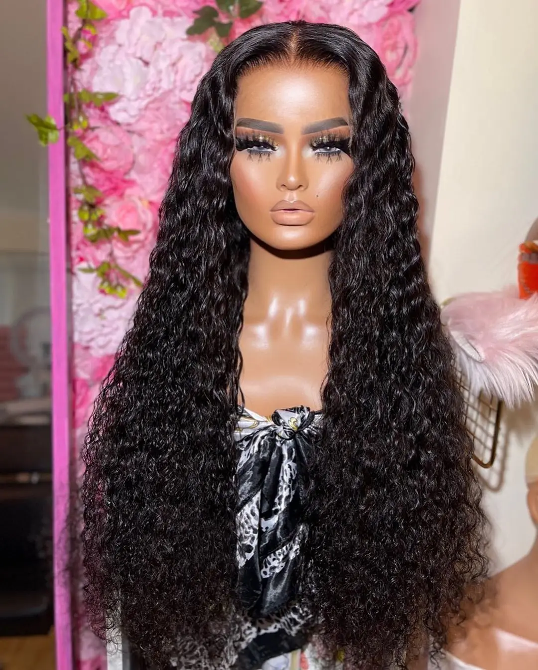 13x6 HD Water Wave Wigs Lace Frontal Human Hair Wig 13x4 Transparent Lace Front Wig 32 40 Inch Brazilian Human Hair Curly Wigs