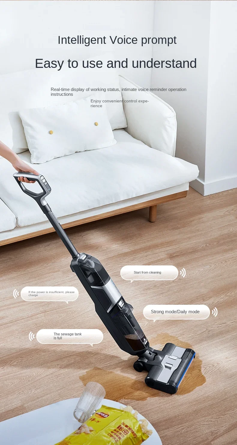 

BISSELL LITE intelligent wireless lightweight sweep drag suction three-in-one mop household appliance cleaner