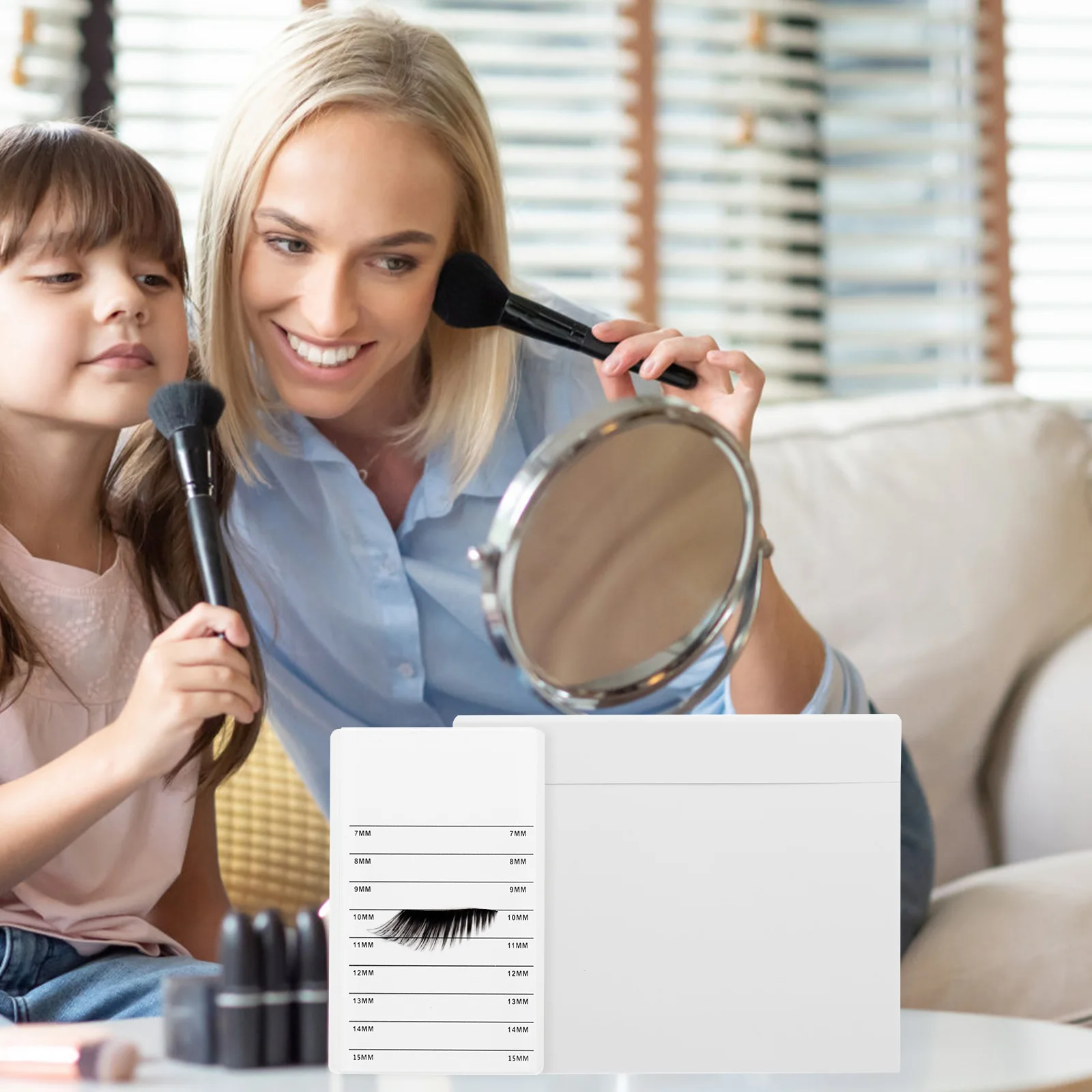 1 Uds caja de pestañas postizas soporte de 10 niveles cajón contenedor de extensión de pestañas organizador de maquillaje profesional soporte de exhibición blanco