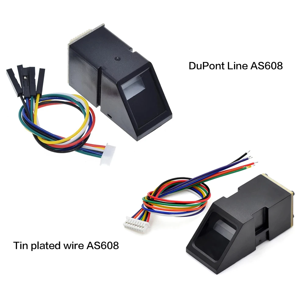 AS608 Optical Fingerprint Recognition Module Locks Serial Communication Interface DC3.3V 500DPI for Arduino