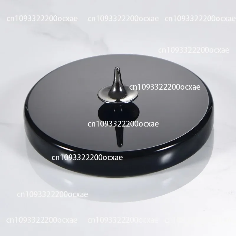 K9 Crystal Spinning Top Tray Double Sided Concave Hand Twisted Display Stand with Smooth Surface