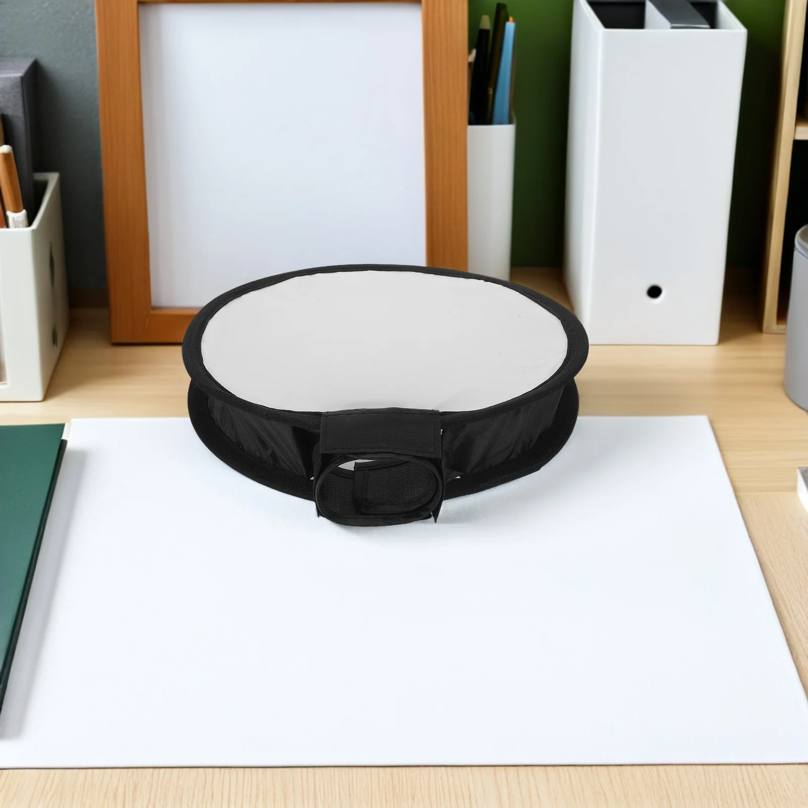 

Flash Diffuser For Camera Photography 11.51" Foldable Round Softbox Light Diffuser Attachment Off-Camera Flash Portable