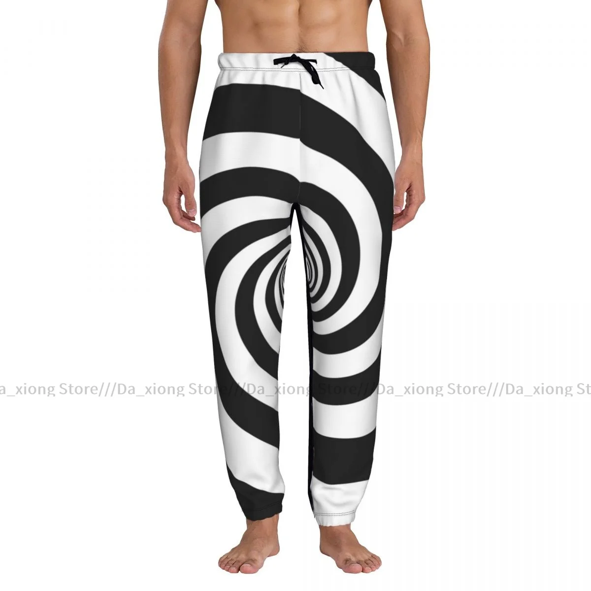 Men Joggers Pants Hypnotic Psychedelic Spiral Man Sweatpants Streetwear Casual Mens Pants