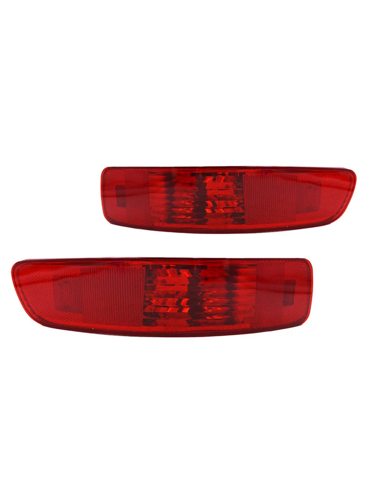 Car Accessories Rear Bumper Light Brake Reflector Fog Stop Signal Lamp For Mitsubishi Outlander EX 2007-2012 No Bulb Red