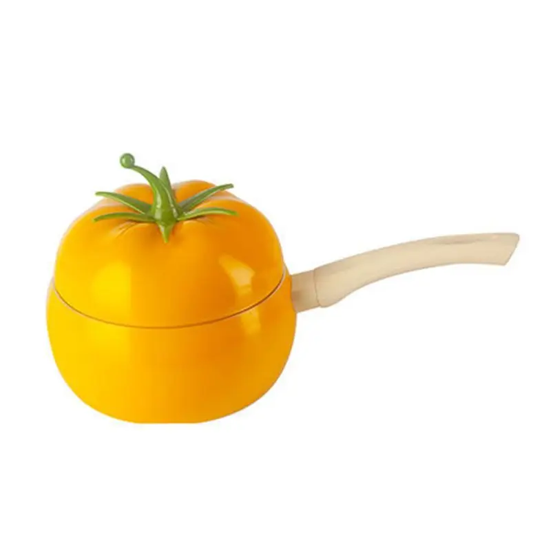 Sartén con forma tomate y fruta KX4B, olla para cocinar, cacerola, Cocina Inducción, utensilios cocina aluminio