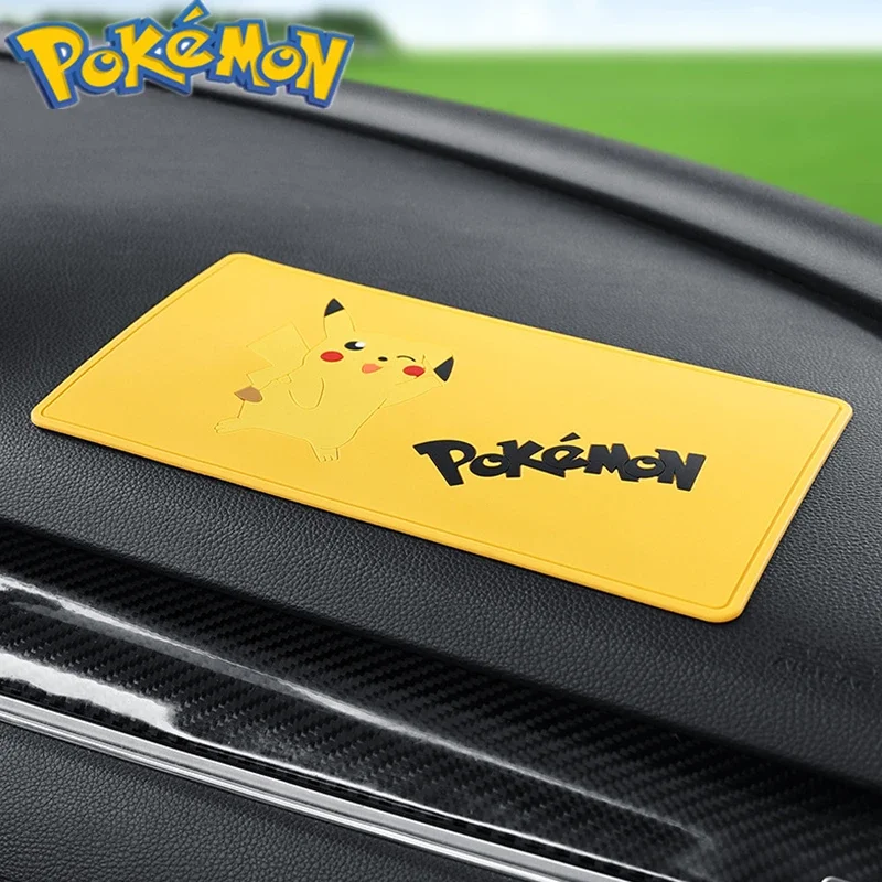 Pokemon car center console dashboard anti-slip mat Pikachu decorative phone key pad Christmas gifts around Japan anime