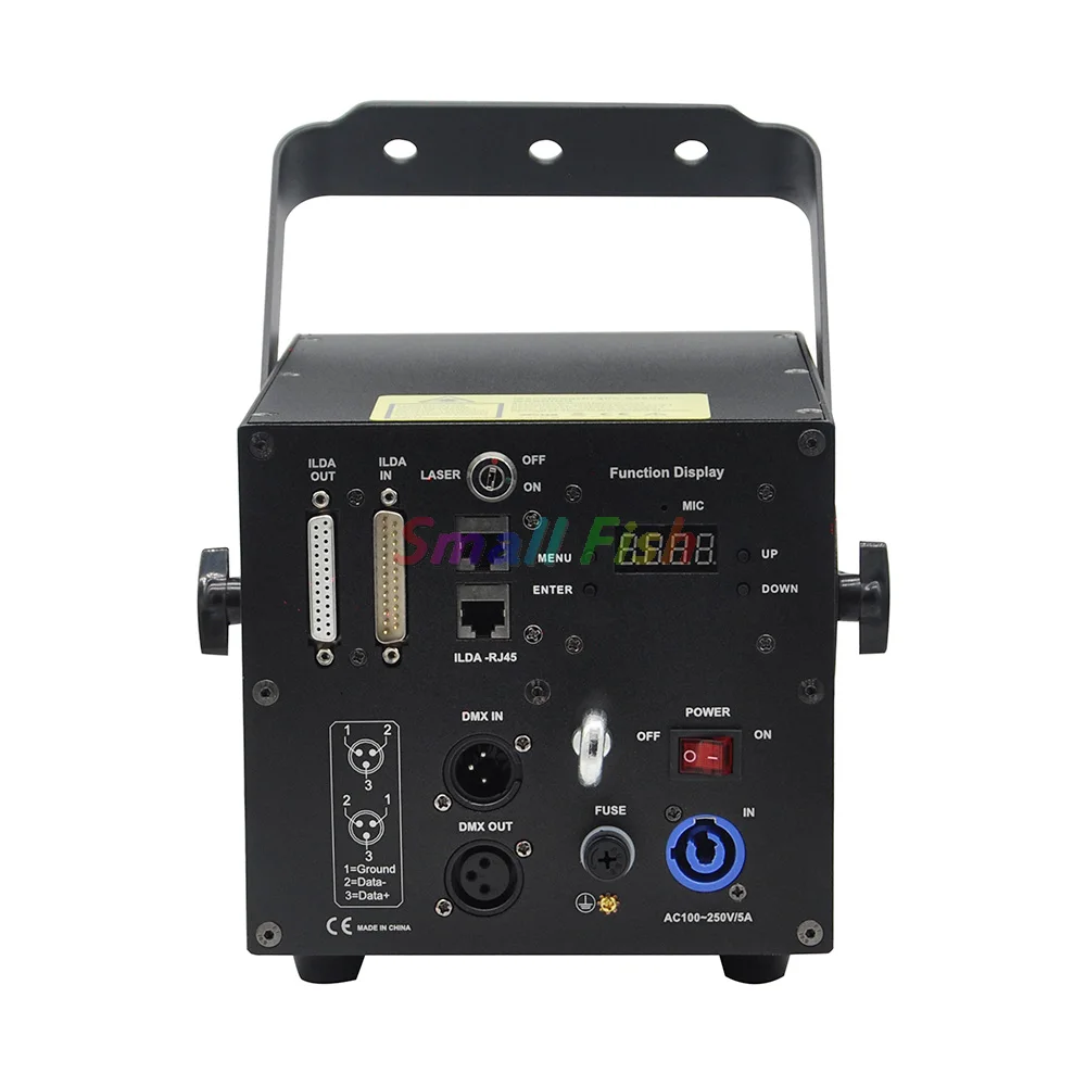 Professional 6W RGB ILDA Animation Beam Effect Laser Projector Stage Lighting For Club Dj Disco DMX 25Kpps Scanner Laser Lamp