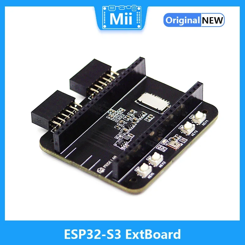 ESP32-S3 ExtBoard Digital Microphone Camera Interface SD Card Holder Standard PMOD connectors