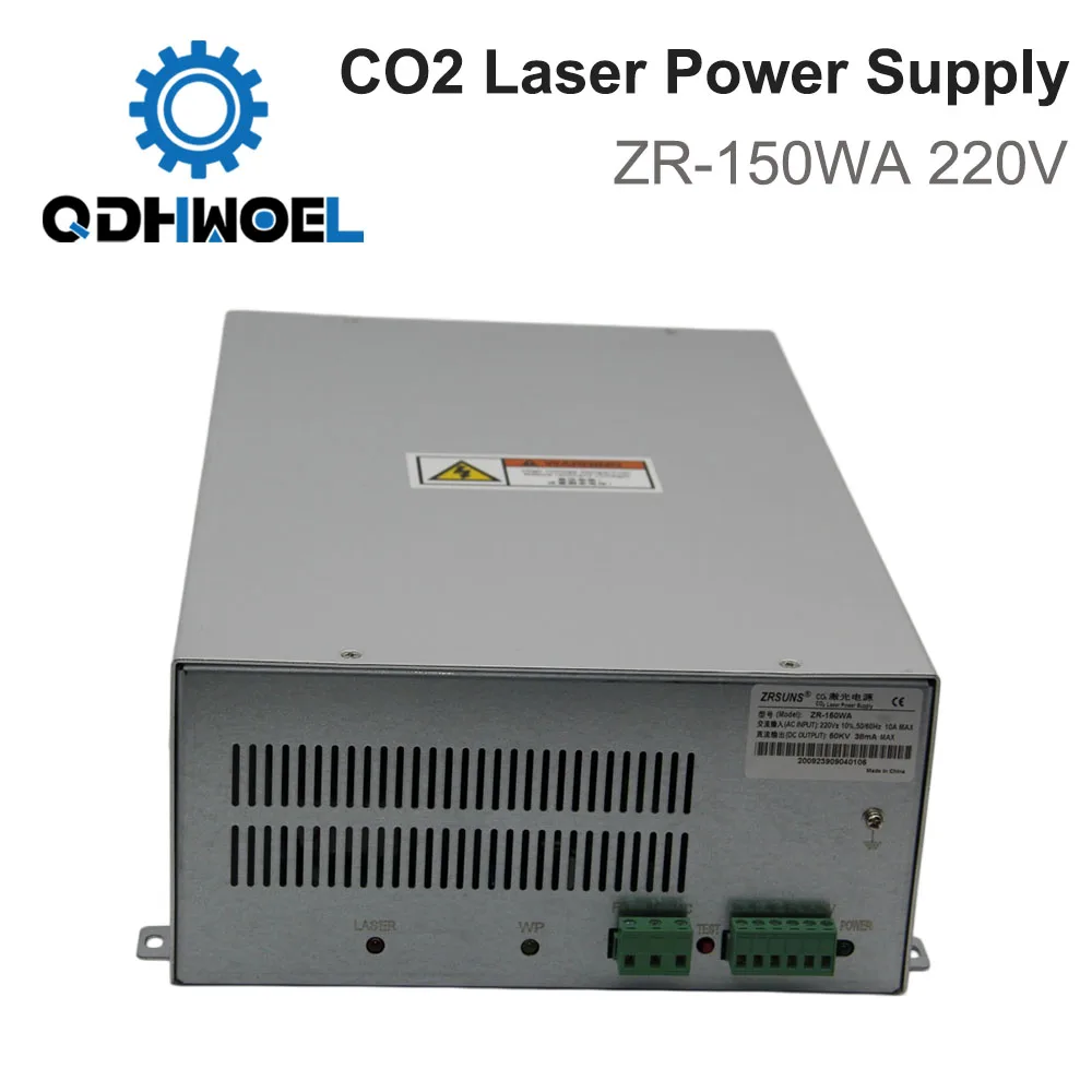 100W-180W Laser Tube High Voltage Supply ZR-150WA for CO2 Cutter Engraver
