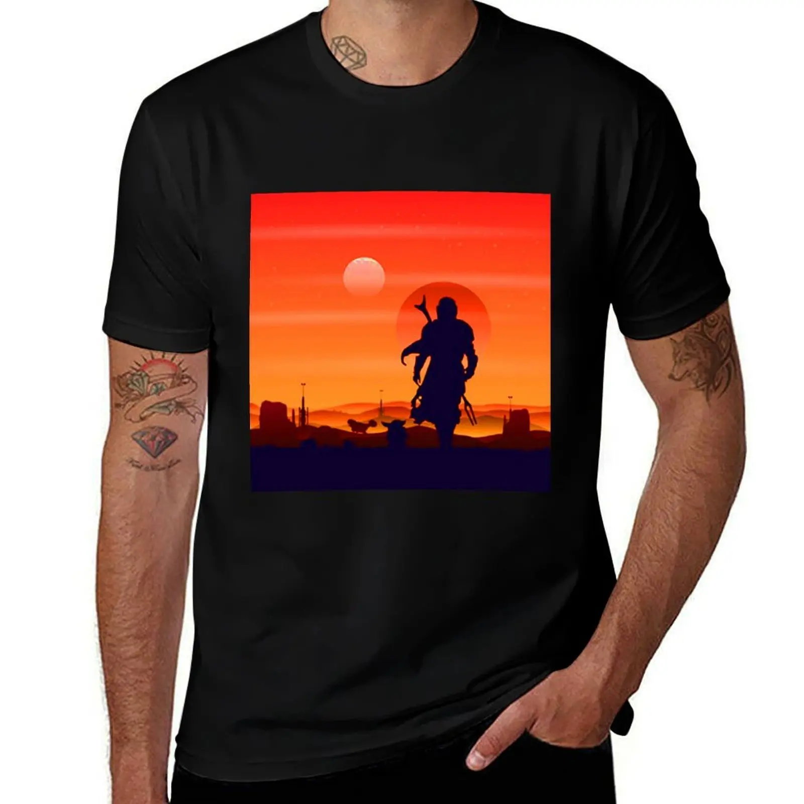 Ranger Orange Work T-Shirt Stretch Fabric Comfort T-Shirt