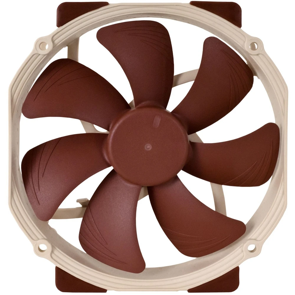 مراوح Noctua NF-A15 PWM، 150 × 140 × 25 مم، 1200 دورة في الدقيقة، 19.2 ديسيبلًا، إطار دائري 140 مم مع مراوح أداء بعرض 150 مم، مراوح حافظة الكمبيوتر.
