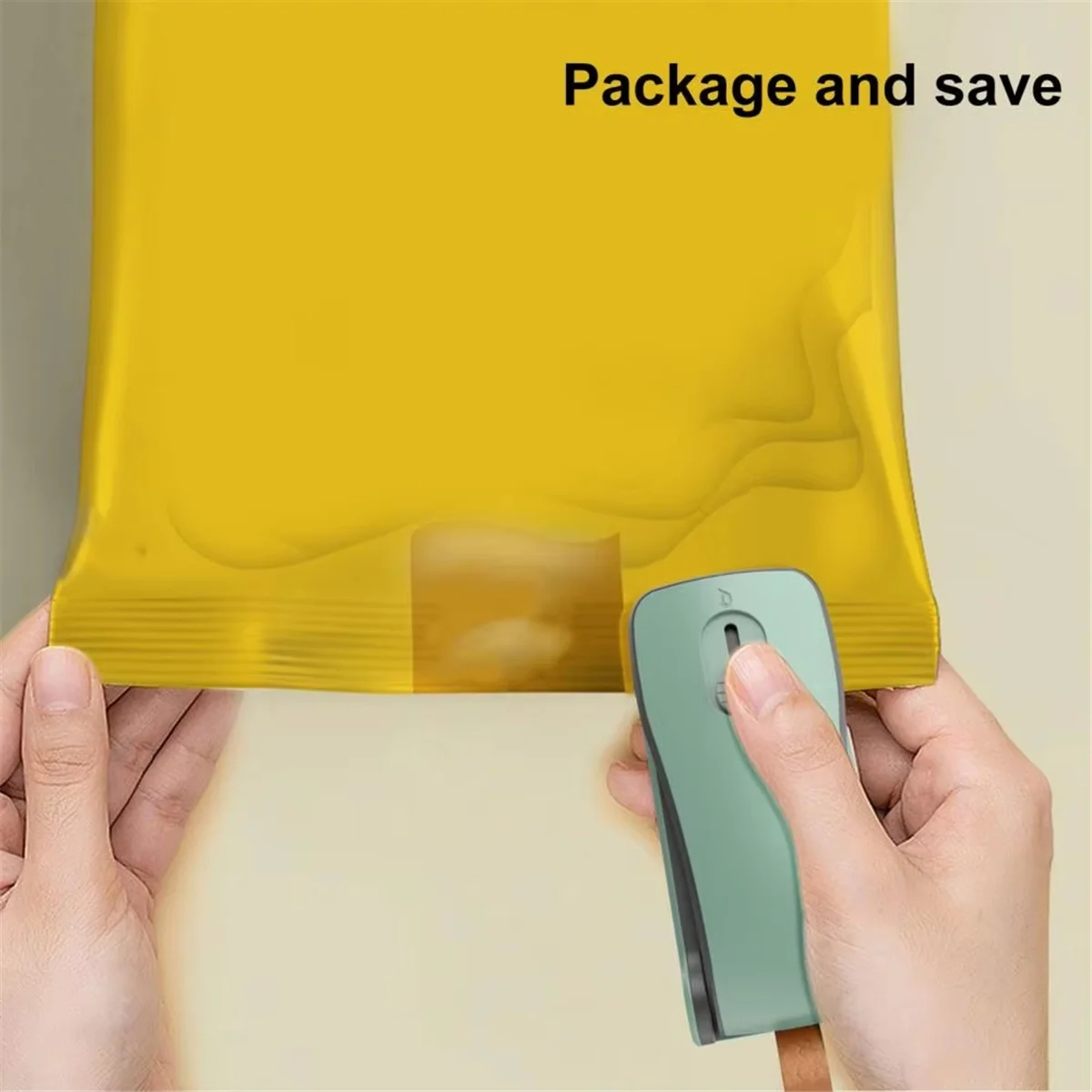 Magnetic Back Bag Sealer Quick Seal Portable Sealer Usb Rechargeable Mini Bag Sealer Quick Heat Seal for Plastic-T33C