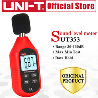 New UNI-T UT353 Noise Measuring Instrument db Meter 30~130dB Mini Audio Sound Level Meter Decibel Monitor