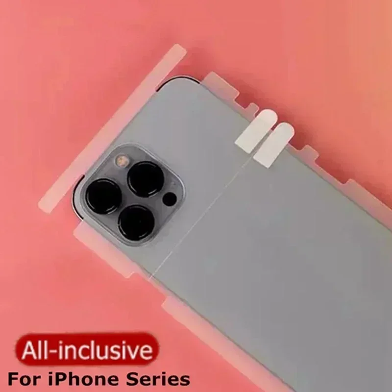 360 Front Back Hydrogel Film For iPhone 15 Pro 13 12 14 Pro Max 12 13 Mini 15 Pro Max Soft Clear Matte Screen Protector No Glass