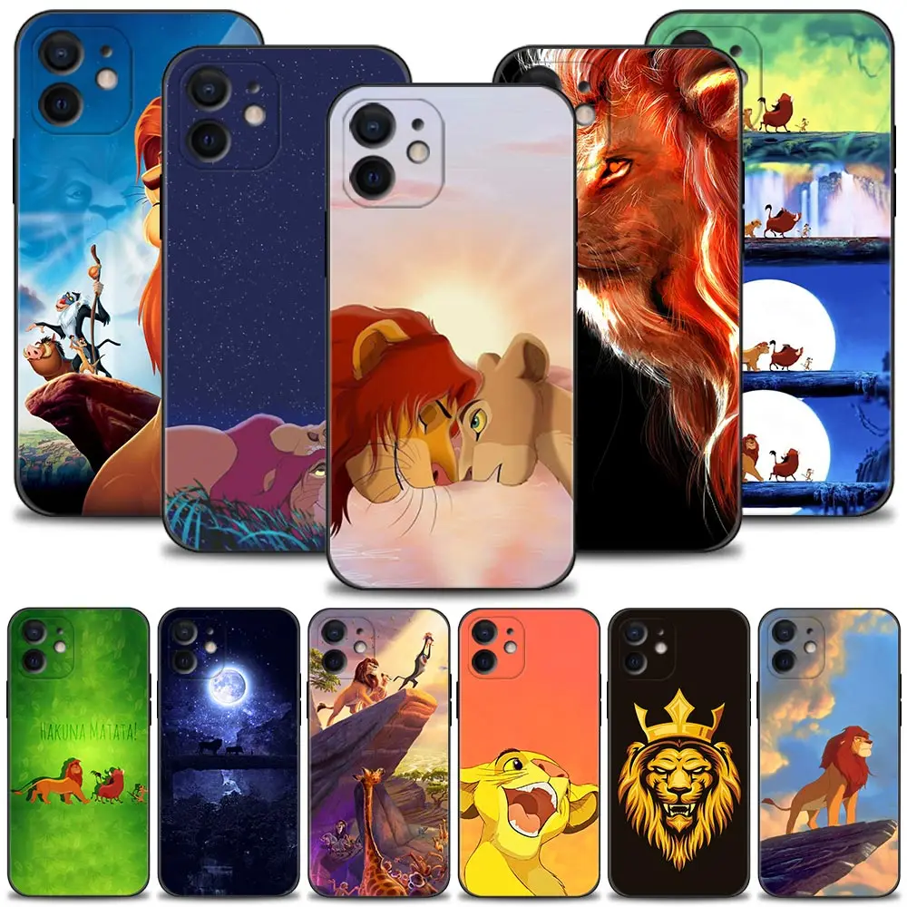 The Lion King Movie Phone Case For iPhone 15 14 13 12 11 Pro Max XS Max XR X 8 7 Plus Silicon Soft Bumper Back Cover