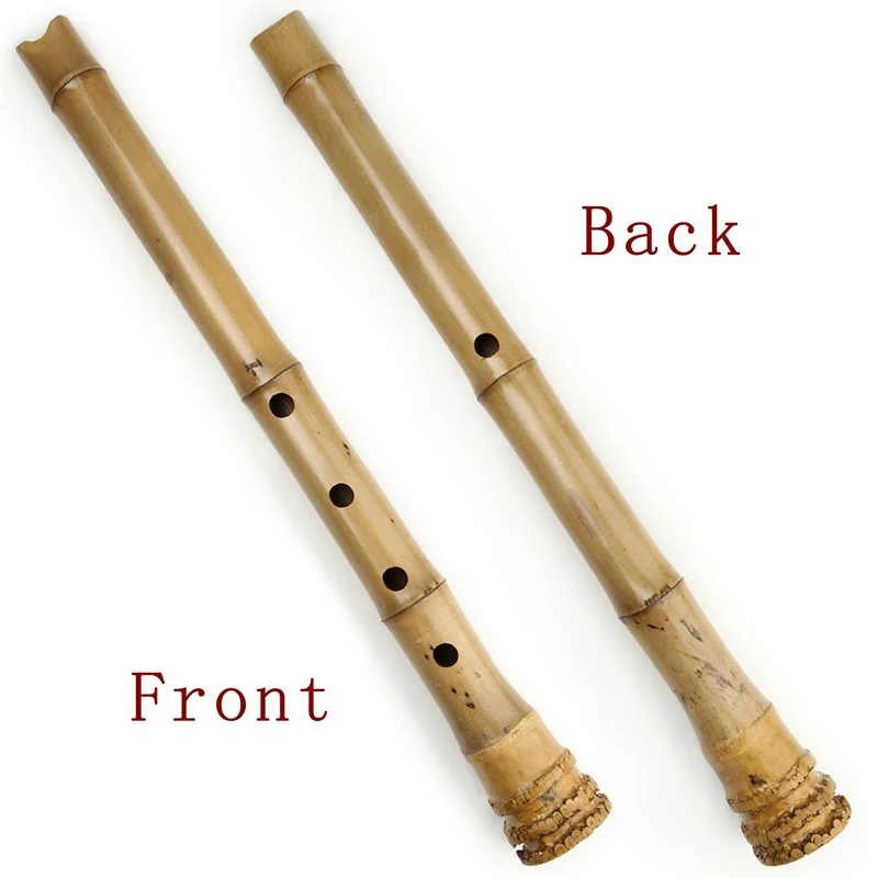 E Key 5 Holes Shakuhachi Wooden Musical Instruments 1.6 Feet Bamboo Vertical Flute With Root Woodwind Instrument Shakuhachi - Image 5